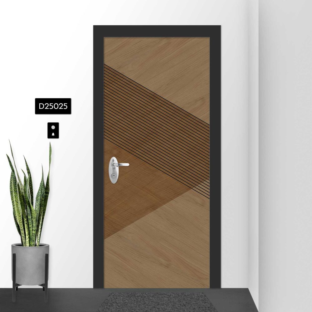 טפט לדלת בצבע עץ D25025